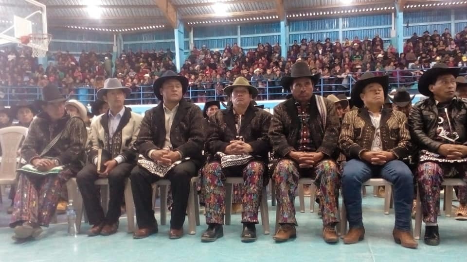 Los integrantes de la Alcaldía Indígena de Sololá durante en el cargo dos años. (Foto Prensa Libre: Noticias Sololá)