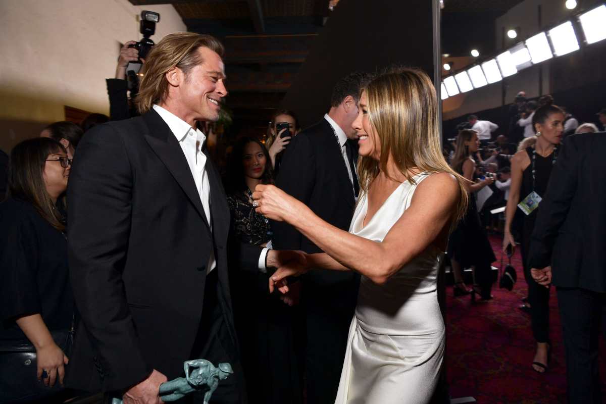 Así fue el reencuentro entre Brad Pitt y Jennifer Aniston que se llevó el protagonismo en los premios SAG