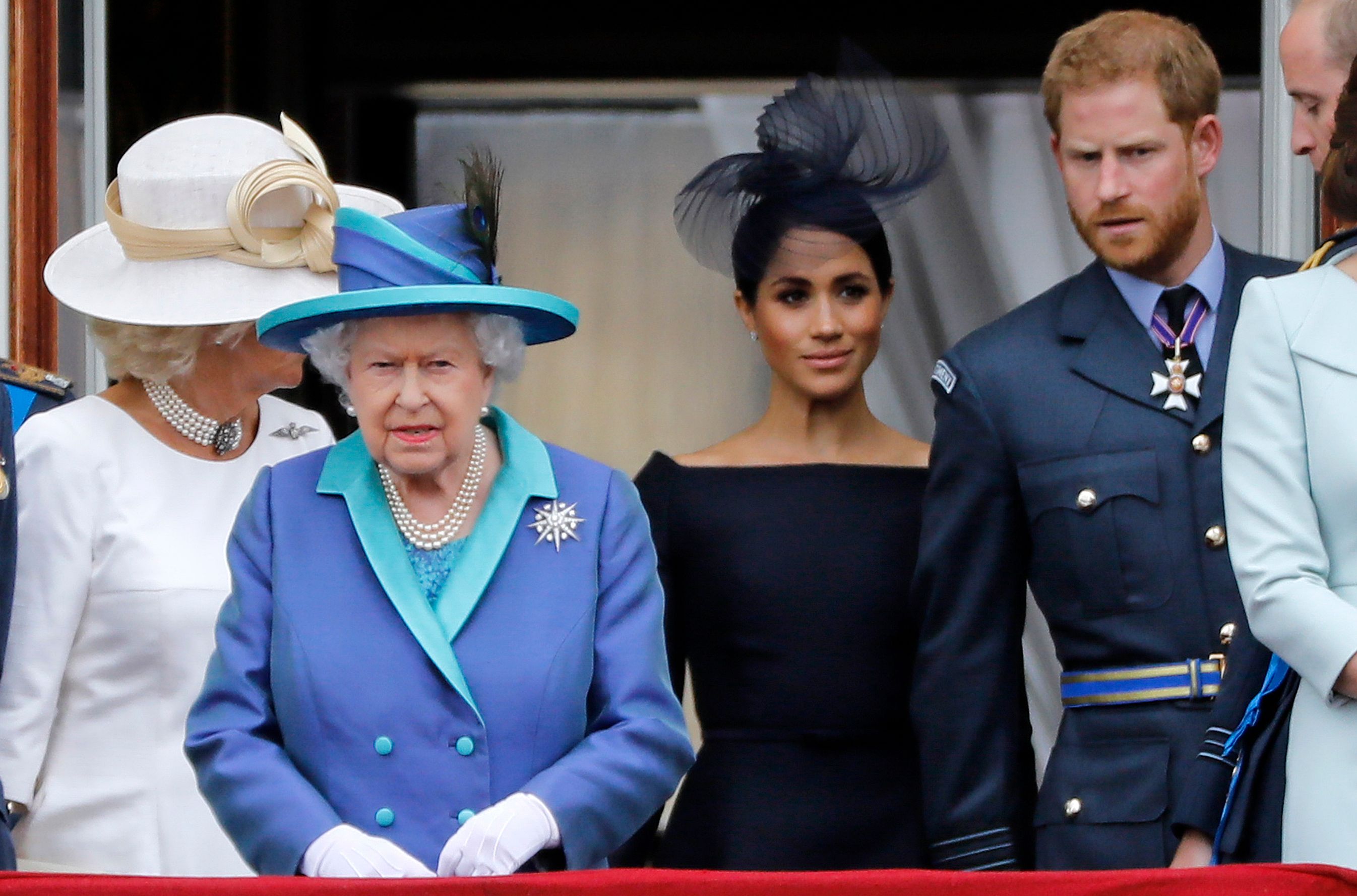 Una fotografía de parte de la Familia Real Británica en el 2018. (Foto Prensa Libre:  Tolga AKMEN / AFP)