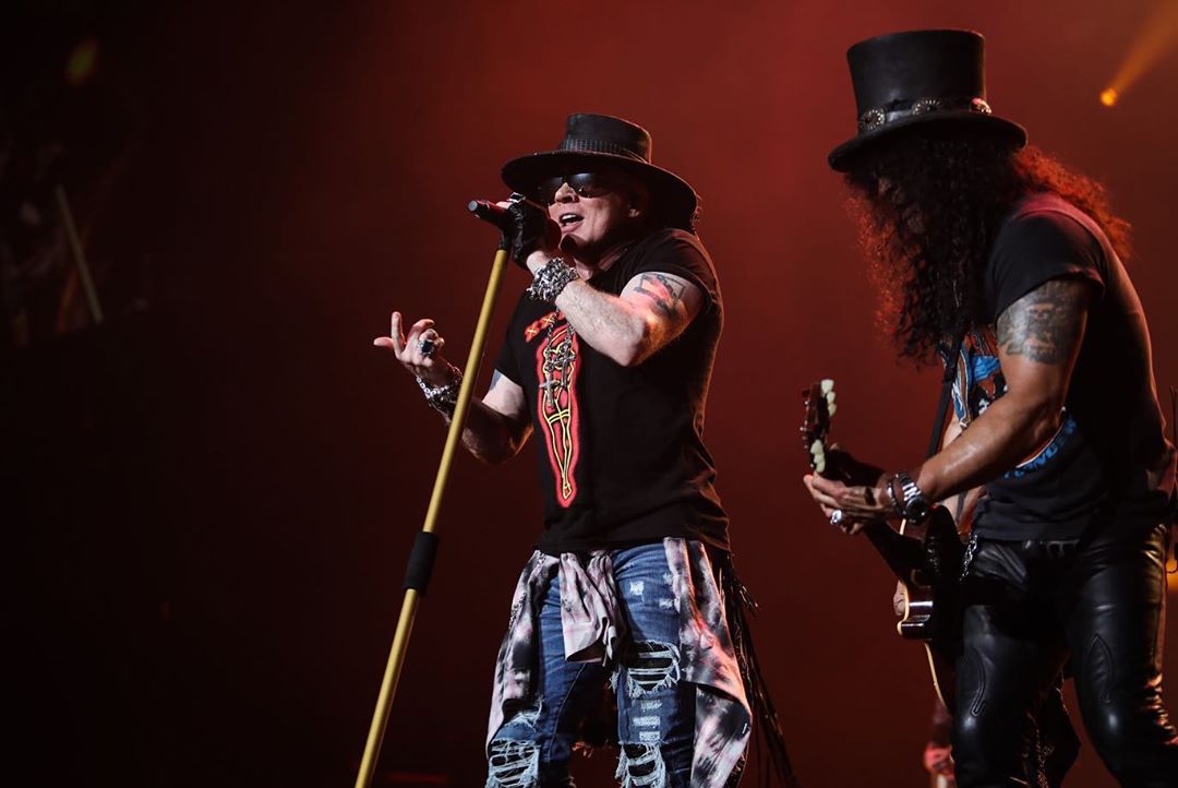 Guns N’ Roses dará un show en Guatemala el miércoles santo. (Foto Prensa Libre: instagram.com/gunsnroses)
