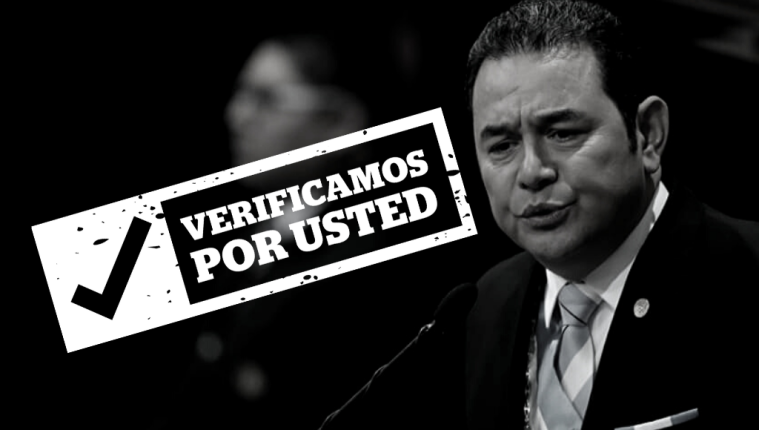 Jimmy Morales dio su último informe de Gobierno como presidente de Guatemala. (Foto Prensa Libre: Hemeroteca PL)