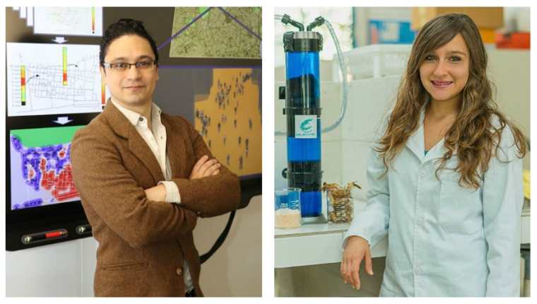 Los guatemaltecos Leonel Aguilar y María Isabel Amorín, fueron reconocidos como inventor y emprendedor por la revista MIT 2019. (Foto Prensa Libre: MIT Innovators Under 35)