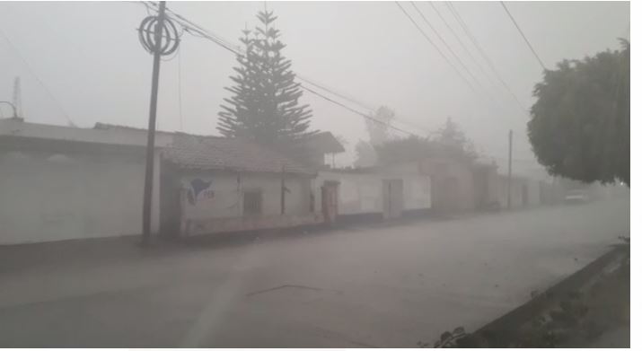 Fuertes lluvias se reportaron en el departamento de Huehuetenango. (Foto Prensa Libre: captura de pantalla)