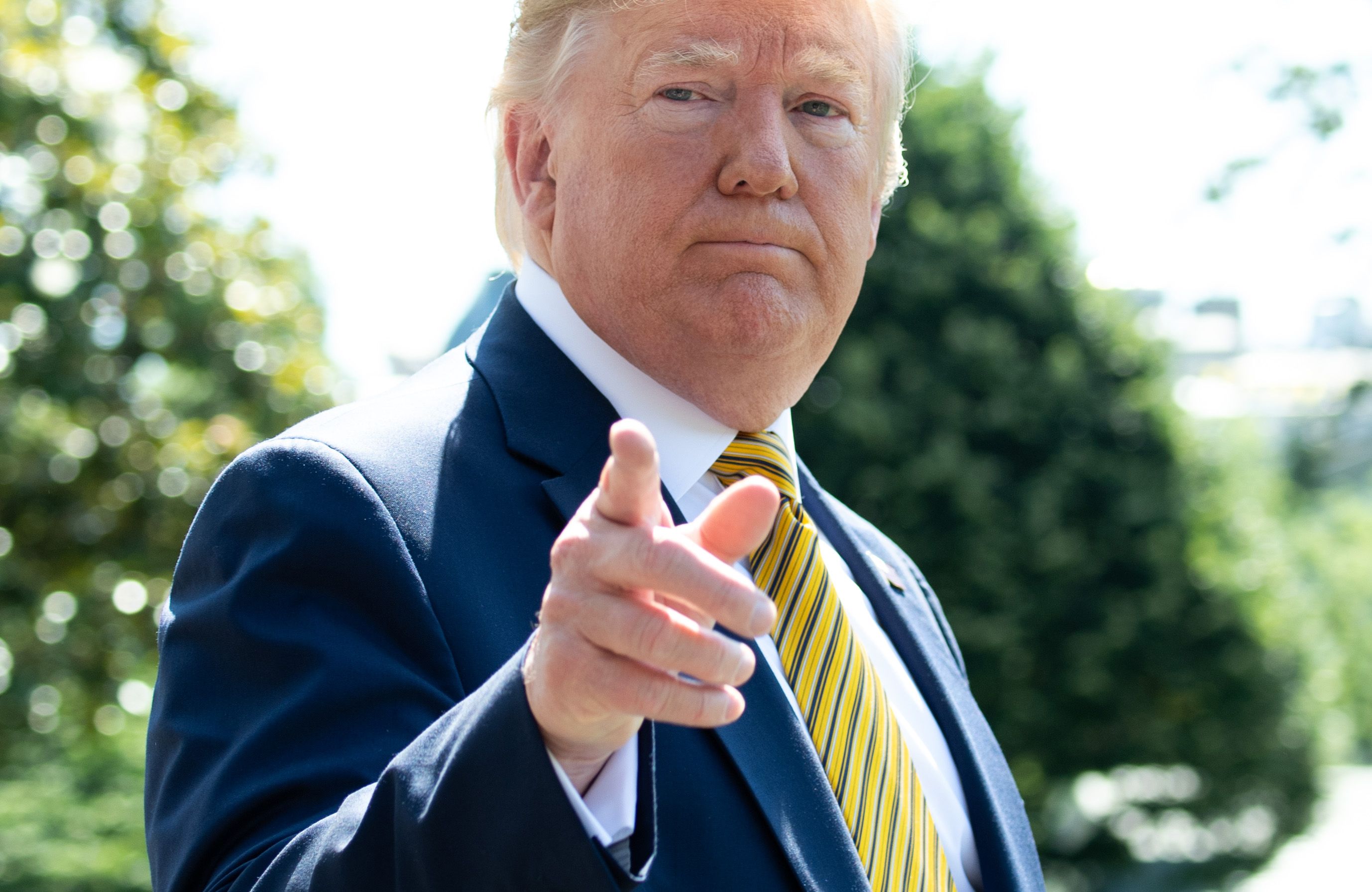 Donald Trump dijo que no permitirá que Irán obtenga un arma nuclear. (Foto Prensa Libre: AFP)