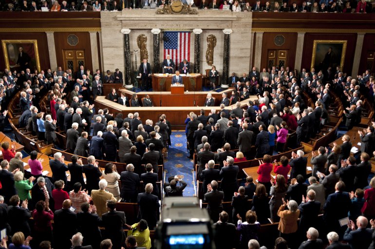 Interior de la Cámara de Representantes de Estados Unidos. (Foto Prensa Libre: EFE).