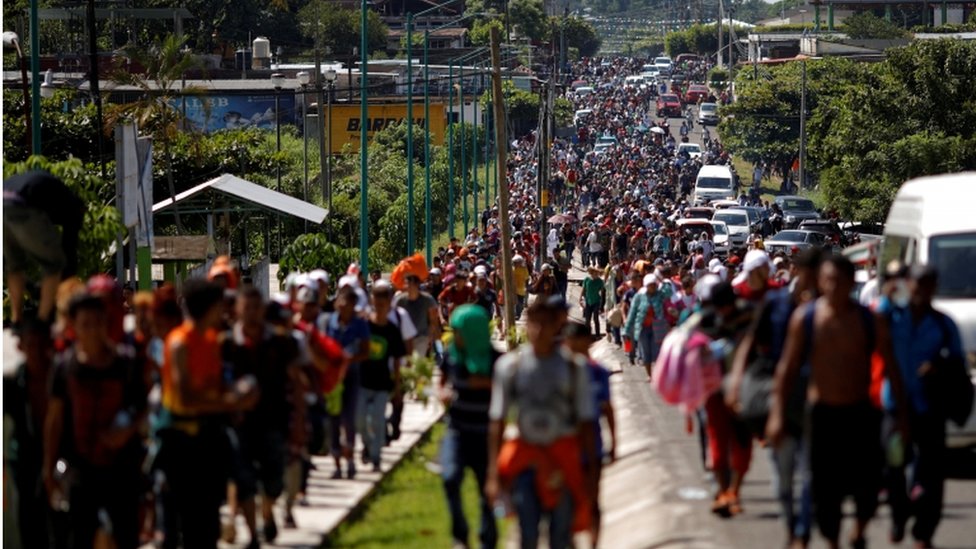 Miles de migrantes han atravesado México caminando en su intento de ingresar a Estados Unidos. (Foto Prensa Libre: Hemeroteca)