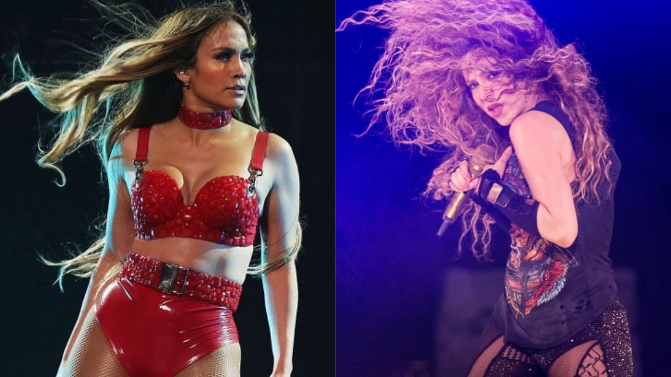 Jennifer López y Shakira protagonizan el espectáculo de medio tiempo de la edición LIV del Super Bowl.
