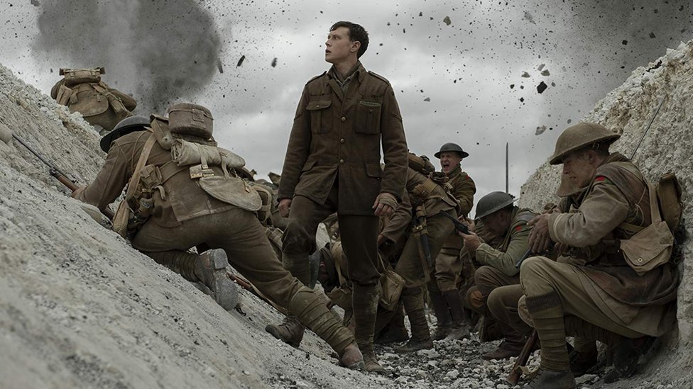 "1917" es una de las favoritas de 2020 para llevarse el premio de la Academia a mejor película. Foto:Universal Pictures