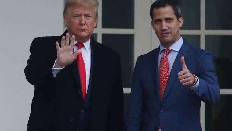 Guaidó necesitaba que Trump lo recibiera mucho más que el presidente estadounidense. GETTY IMAGES