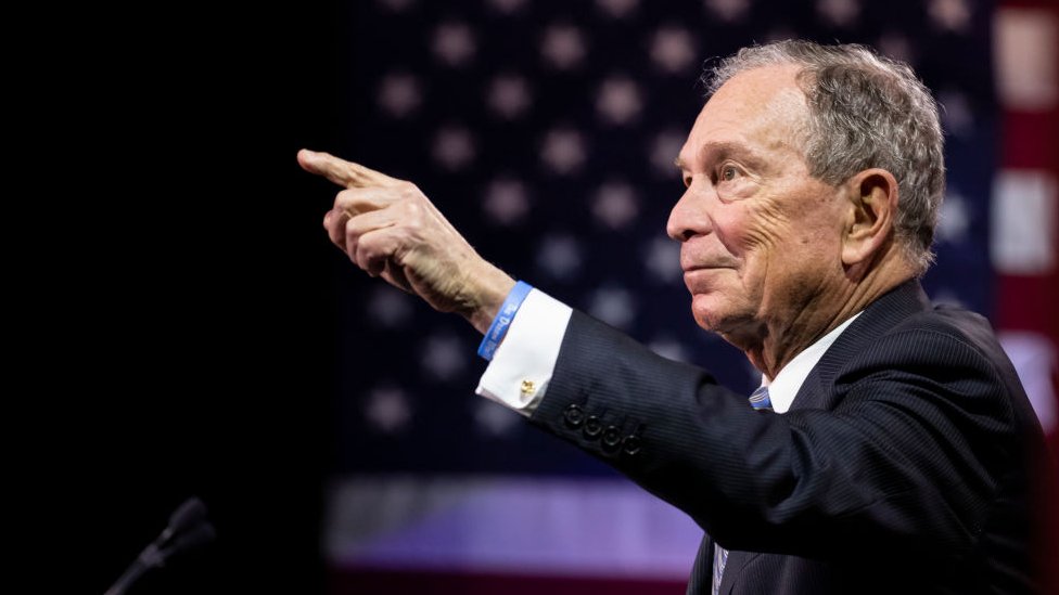 Bloomberg, de 78 años, es una de las personas más ricas del mundo. (Foto Prensa Libre: Getty Images)
