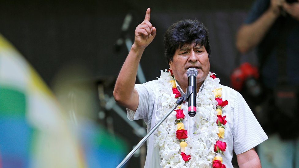 Evo Morales se encuentra como refugiado en Argentina.