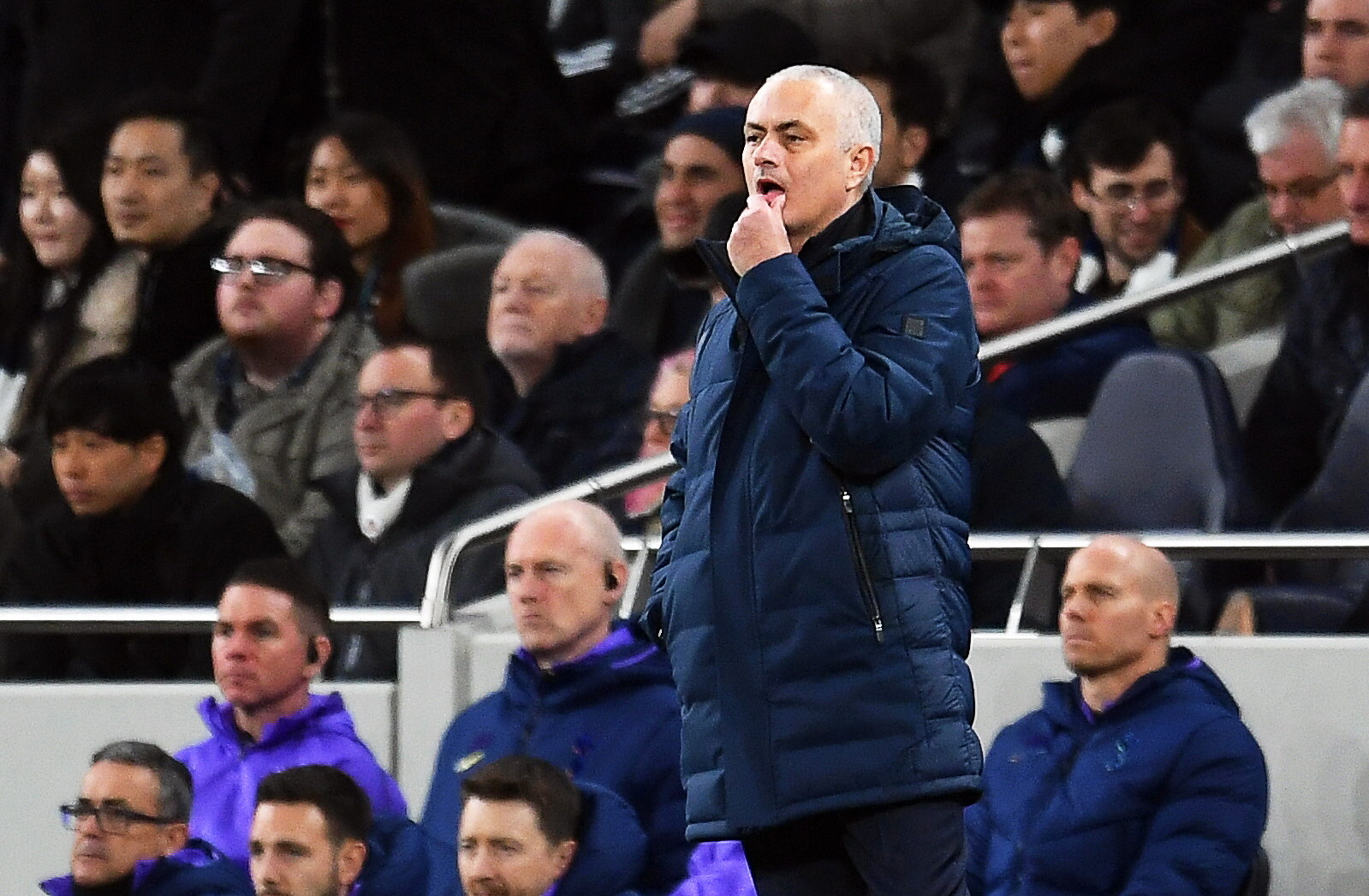 El portugués, Jose Mourinho, entrenador del Tottenham, asegura que la serie no está definida. (Foto Prensa Libre: EFE)