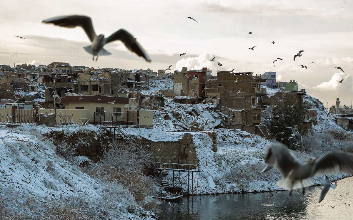 Fotogalería: nieve 100 años después en Irak