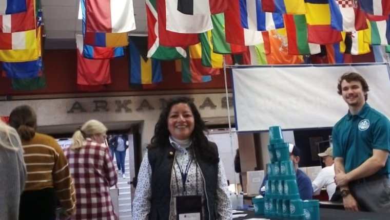 Yasmin Orozco, guatemalteca del occidente que es becaria Fulbright TEA. (Foto Prensa Libre: cortesía) 