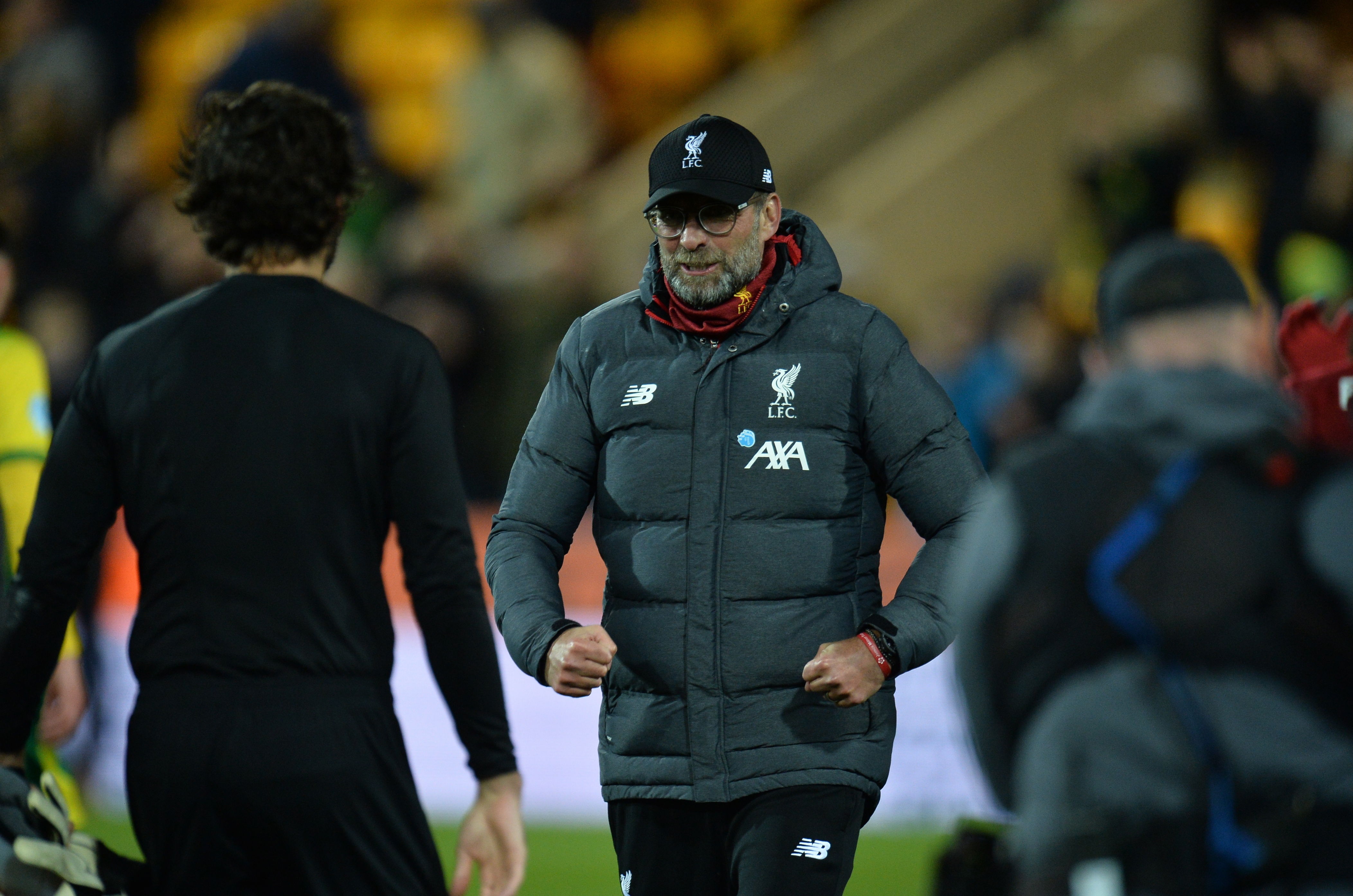 Klopp, durante el partido del sábado entre Liverpool y Norwich. (Foto Prensa Libre: EFE)