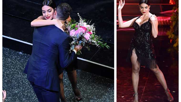 Georgina Rodríguez cautiva a Cristiano Ronaldo con un tango en el Festival  de San Remo