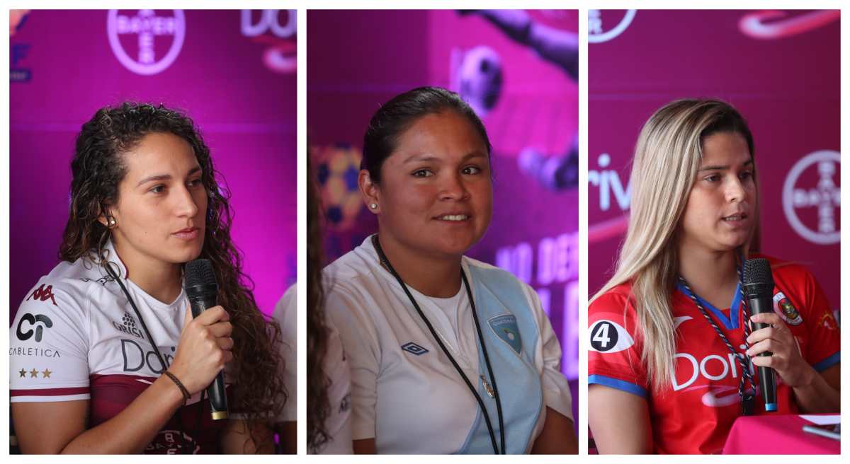 Aguilar, Menjívar y Venegas están unidas por el futbol femenino en Centroamérica