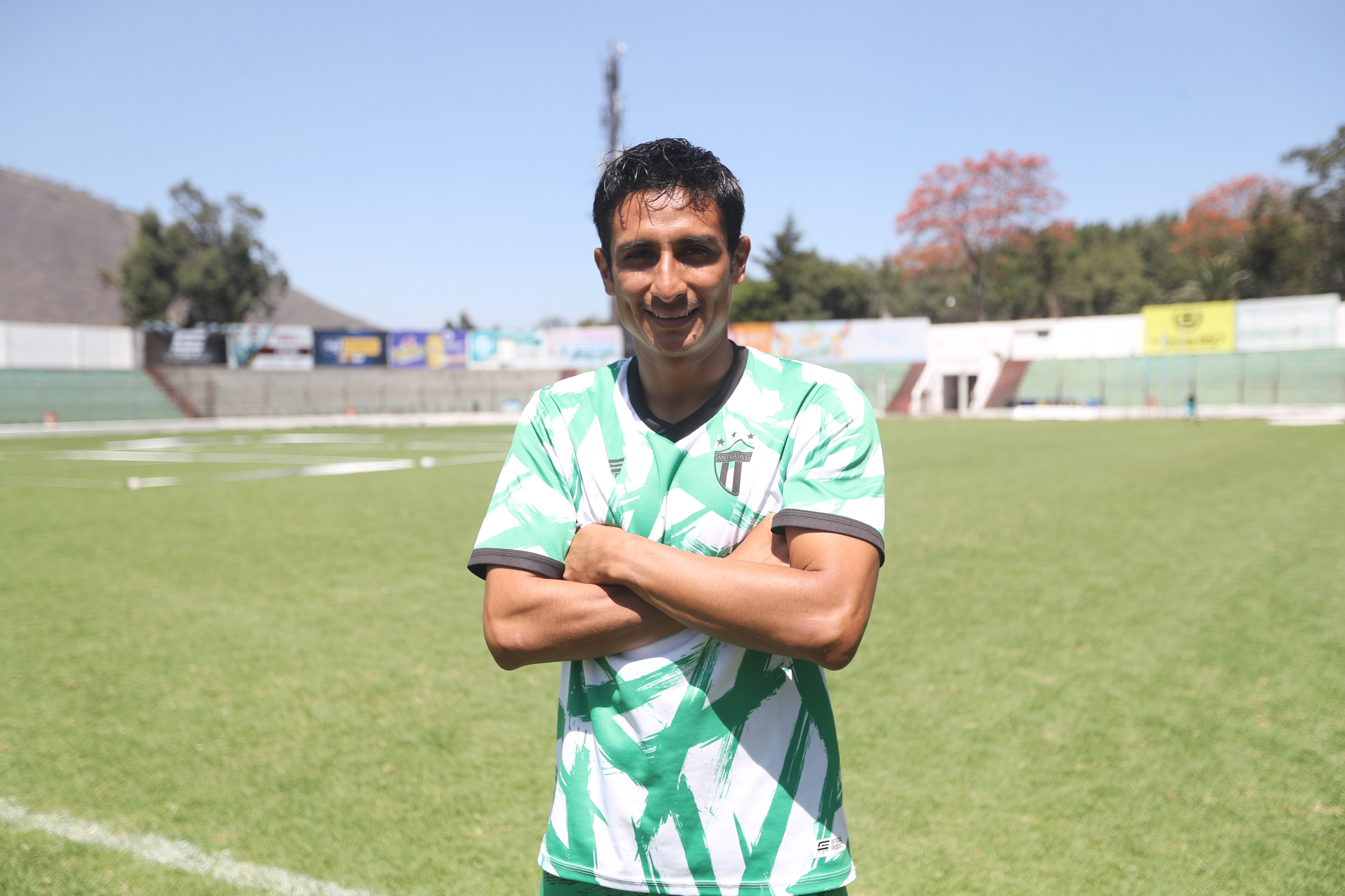 Renato Sequén tiene la confianza del entrenador colonial, Antonio Torres Servín. (Foto Prensa Libre: Carlos Vicente)