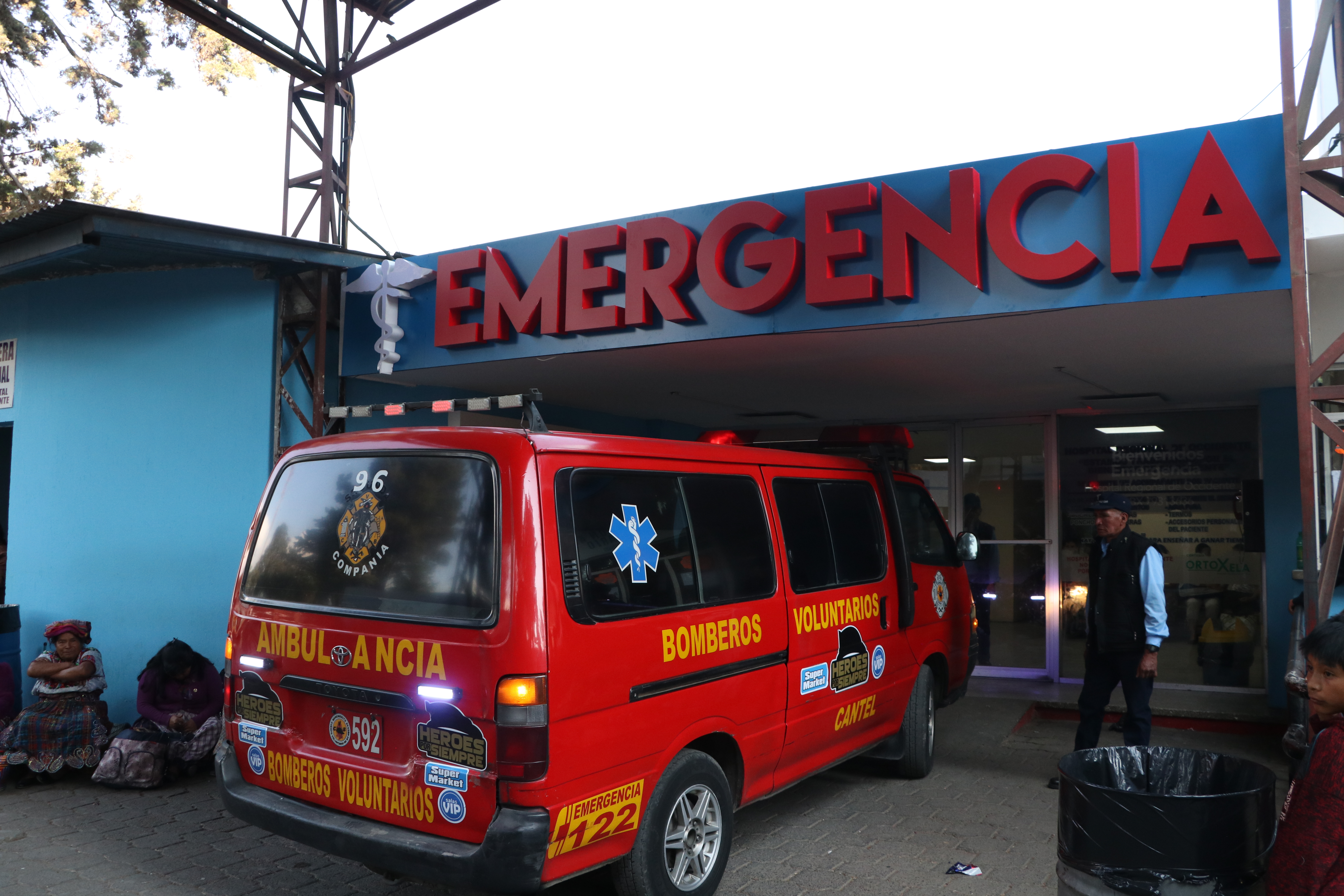 El ciclista quedó en observación por las próximas 24 horas para ver la evolución en la recuperación. (Foto Prensa Libre: Raúl Juárez)