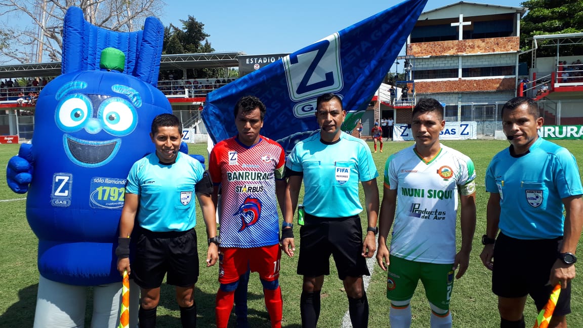 Iztapa y Siquinalá se reparten puntos en el Estadio del Morón. (Foto Prensa Libre: Cortesía @andresNadf)