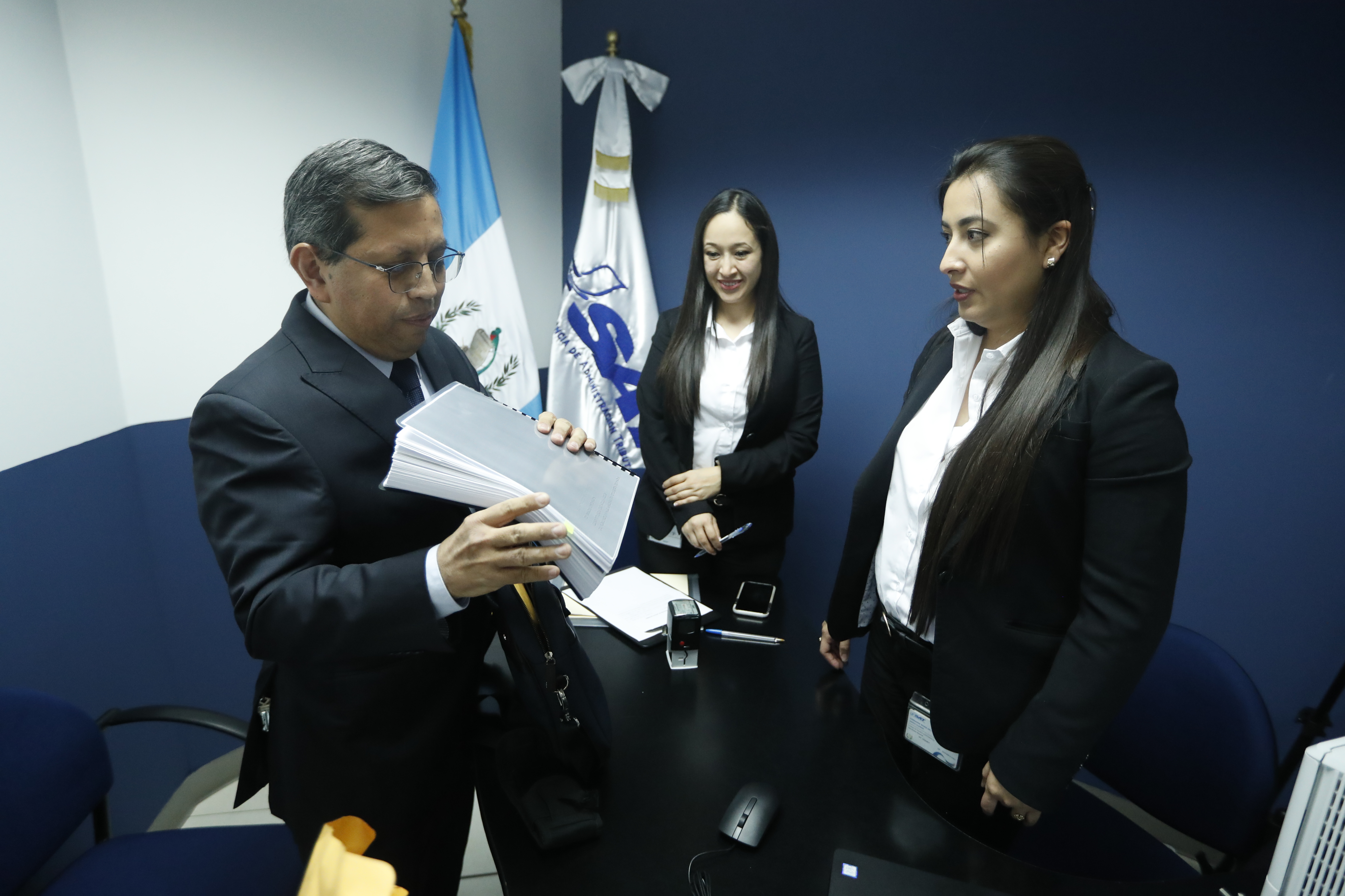 Marco Livio Díaz Reyes fue elegido nuevo superintendente de la SAT para un período de cinco años y ocupará el cargo en medio de una crisis sanitaria en Guatemala. (Foto Prensa Libre: Hemeroteca)