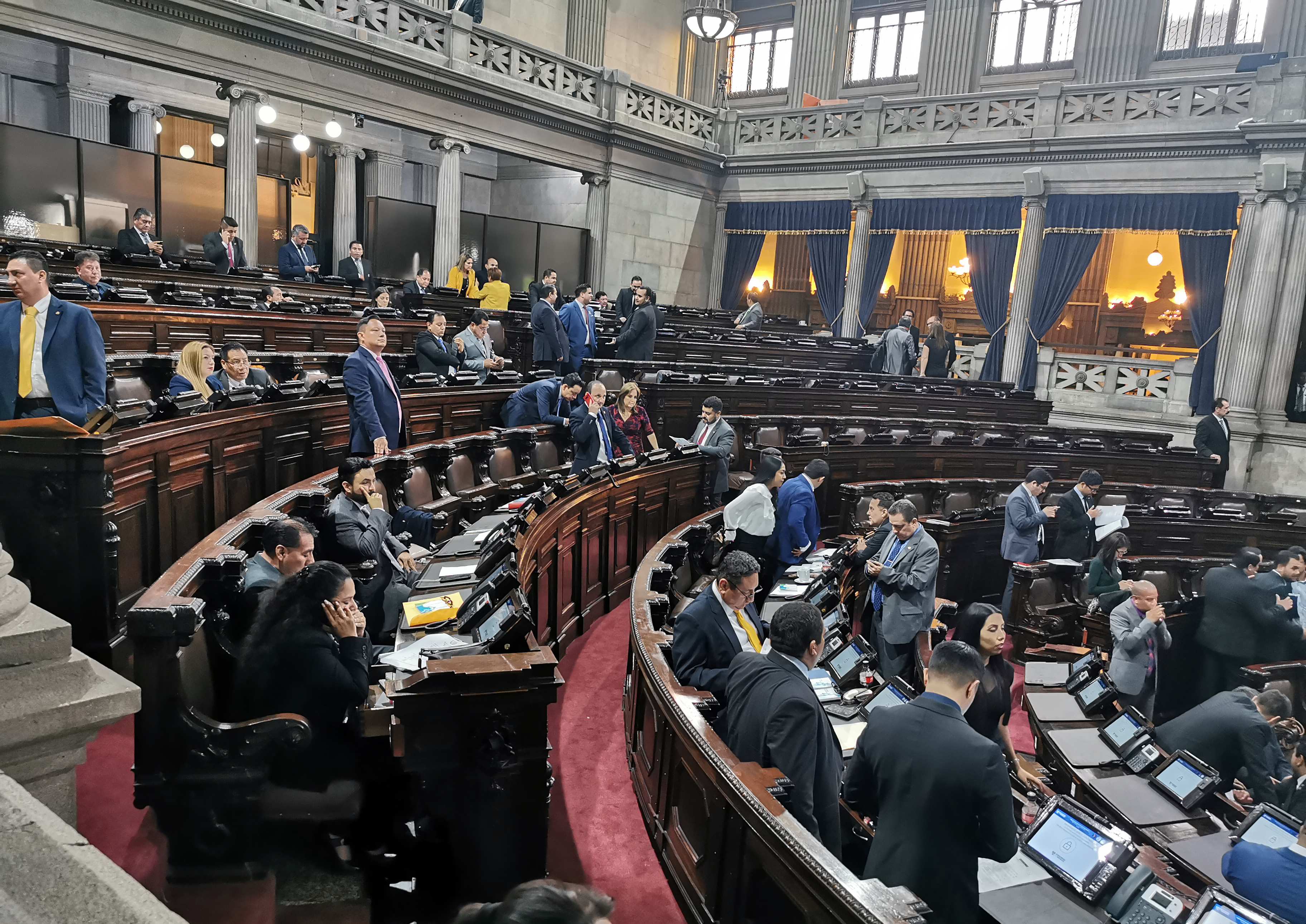 La alianza oficialista logró los 81 votos para aprobar las reformas a la Ley de ONG ante el rechazo de más de 60 diputados. (Foto Prensa Libre: Hemeroteca PL)