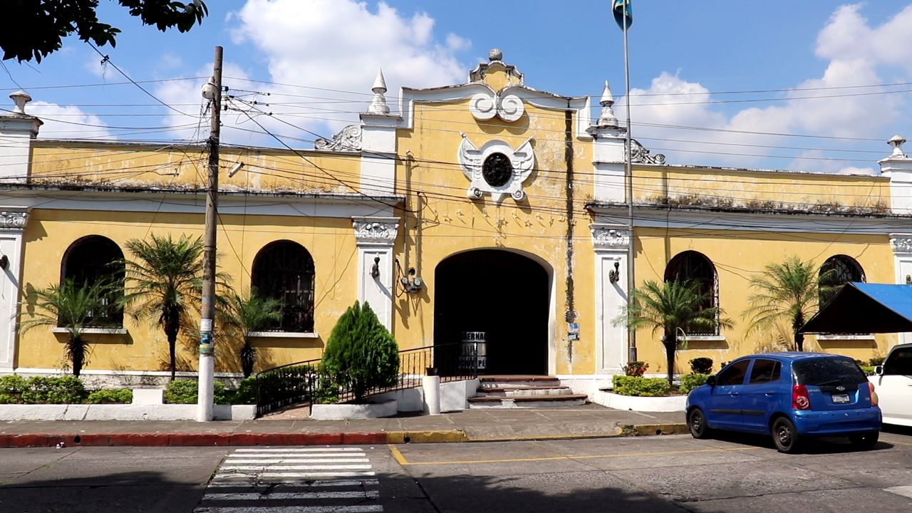 Edificio de gobernación departamental, Suchitepéqez. (Foto Prensa Libre: Marvin Túnchez)