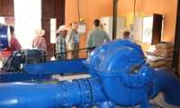 La oenegé Ingenieros sin Fronteras invirtieron Q500 mil para reparar la turbina de la hidroeléctrica El Salitre en Joyabaj, Quiché. (Foto Prensa Libre: Héctor Cordero) r Cordero)