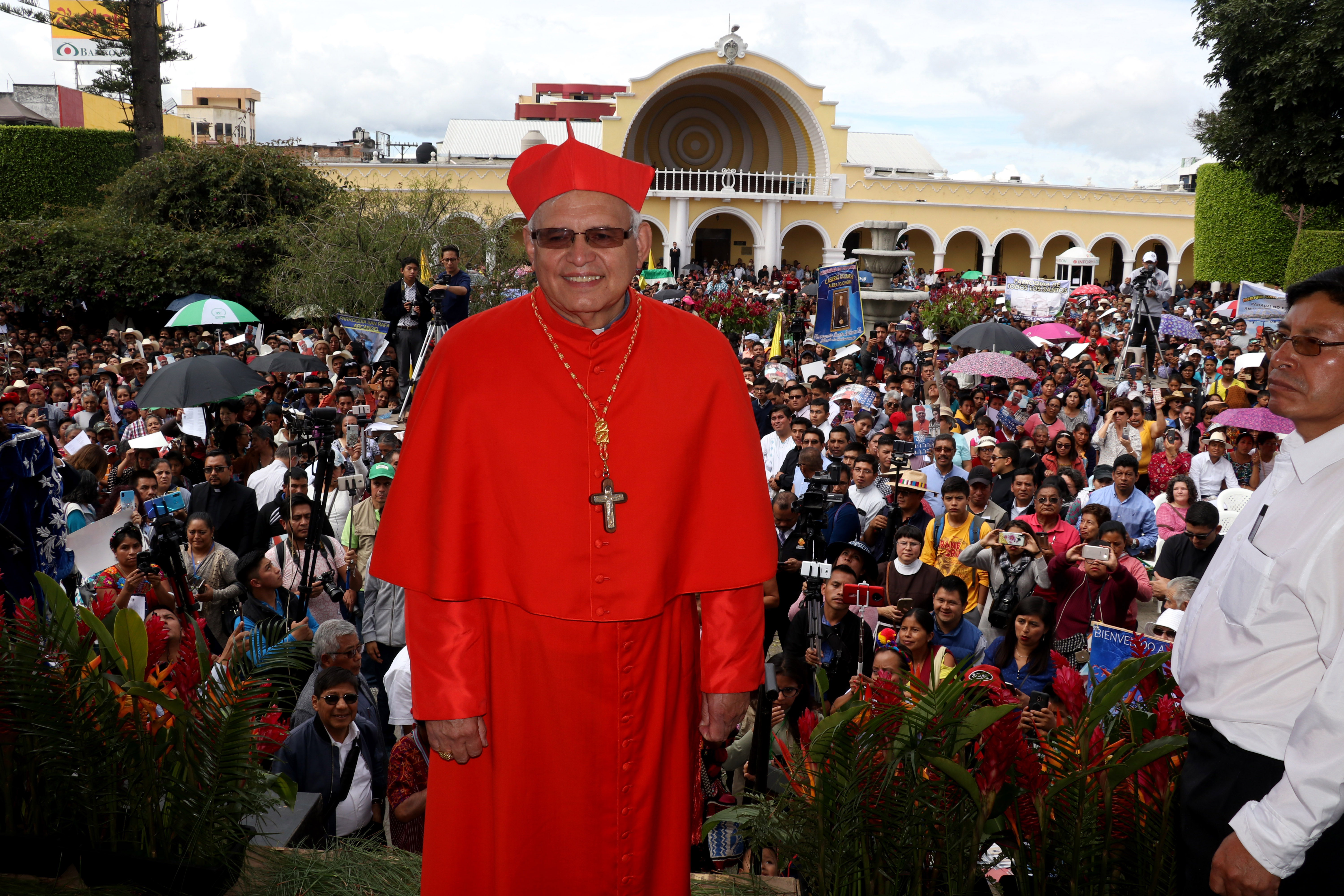 El cardenal Álvarao Ramazzini pide valorar los valores éticos y morales de los aspirantes a magistrados de la Corte Suprema de Justicia antes que sus méritos académicos. (Foto Prensa Libre: Mike Castillo)