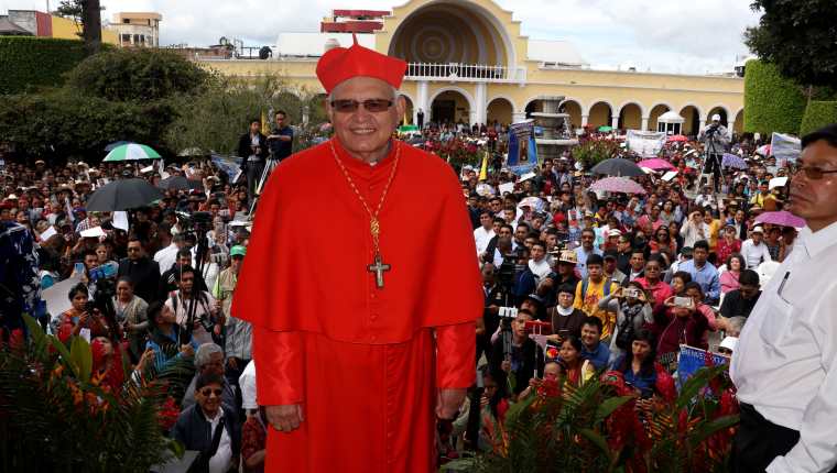 El cardenal Álvarao Ramazzini pide valorar los valores éticos y morales de los aspirantes a magistrados de la Corte Suprema de Justicia antes que sus méritos académicos. (Foto Prensa Libre: Mike Castillo)