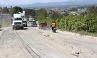 Carretera a San Pedro Jocopilas, Quiché está en malas condiciones desde hace seis años.(Foto Prensa Libre: Héctor Cordero)