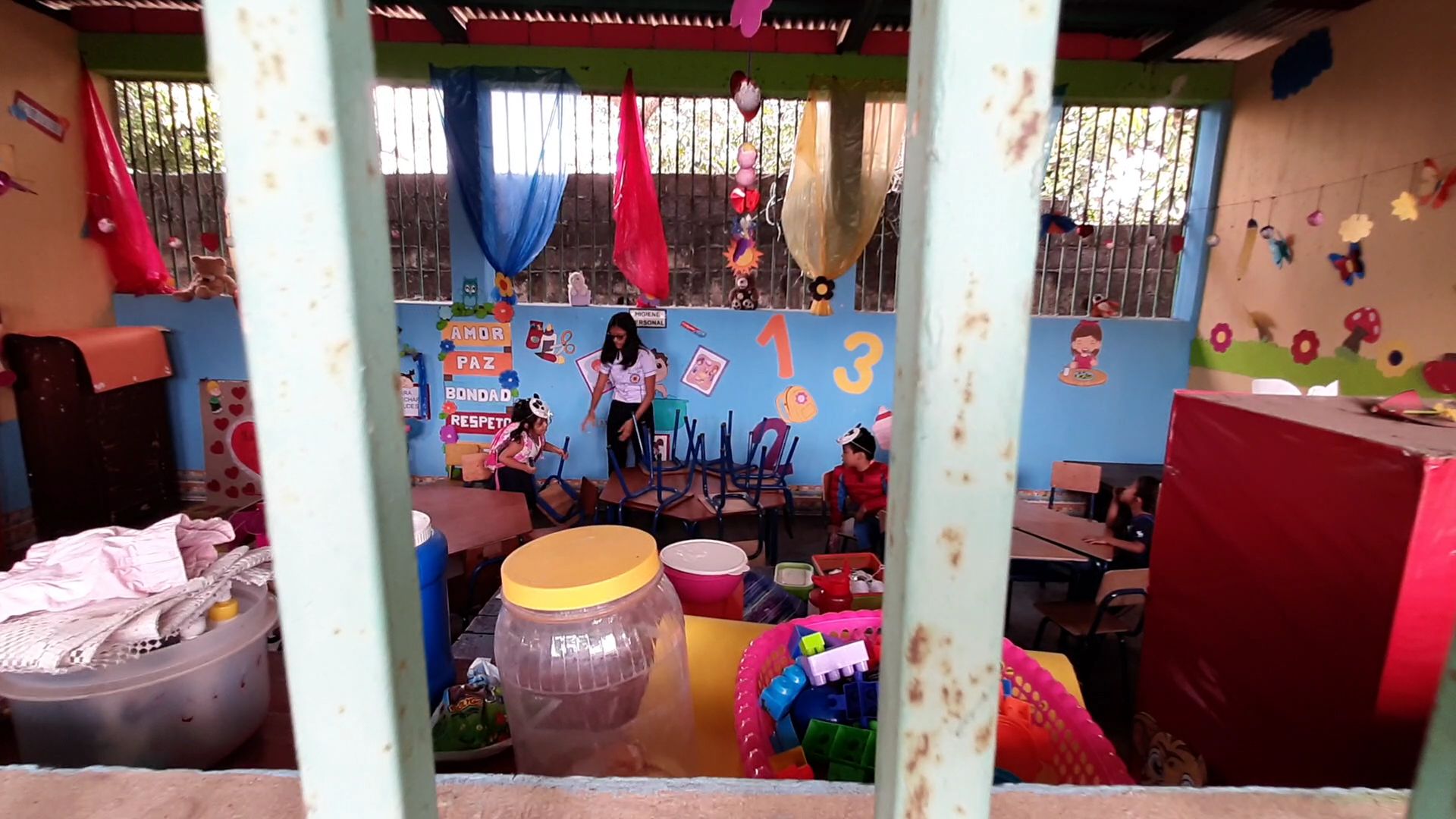La Escuela de Párvulos Soledad Ayau de Retalhuleu ha sido objeto de numerosos robos. (Foto Prensa Libre: Cortesía)
