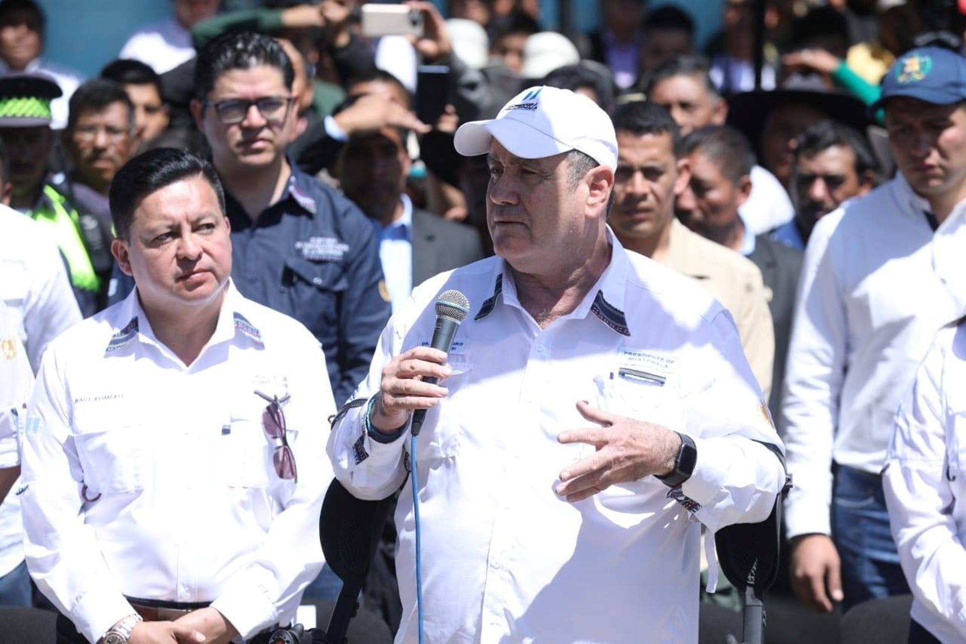 El presidente Alejandro Giammattei estuvo cinco días en Quetzaltenango. (Foto Prensa Libre: Gobierno de Guatemala) 