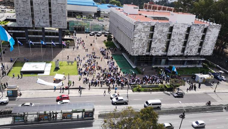 El 4 de febrero el simulacro no abarcará solo al Centro Cívico como fue en septiembre del 2019. (Foto, Prensa Libre: Hemeroteca PL).