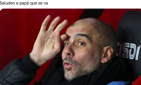 Algunos memes hicieron referencia a Pep Guardiola, entrenador del Manchester City. (Foto Prensa Libre: Redes)