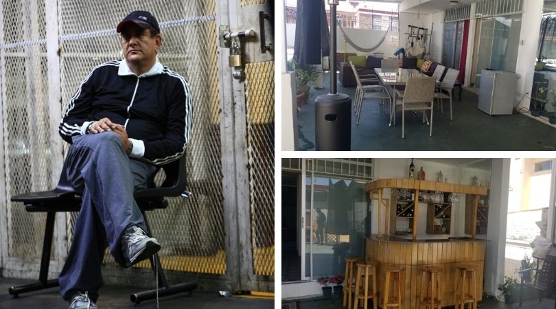 Gustavo Alejos habría acondicionado el segundo nivel de esa casa para recibir a sus invitads. (Fotos: María René Gaytán, Ministerio Público)