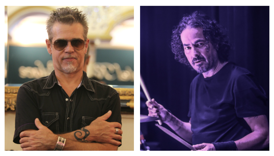 Alan Boguslavsky y Pedro Andreu, integrantes de Héroes del Silencio ofrecerán concierto en Guatemala. (Foto Prensa Libre: Keneth Cruz)