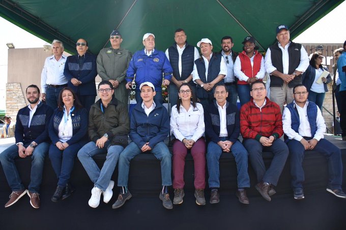 Durante cinco días el Gabinete de Gobierno permaneció en Xela y visito 10 de los 24 municipios. (Foto Prensa Libre: Presidencia)
