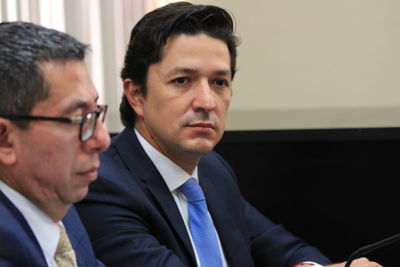 Víctor Martínez fue ministro de Finanzas del 13 de septiembre de 2018 al 4 de enero de 2020. (Foto Prensa Libre: Edwin Pitan)