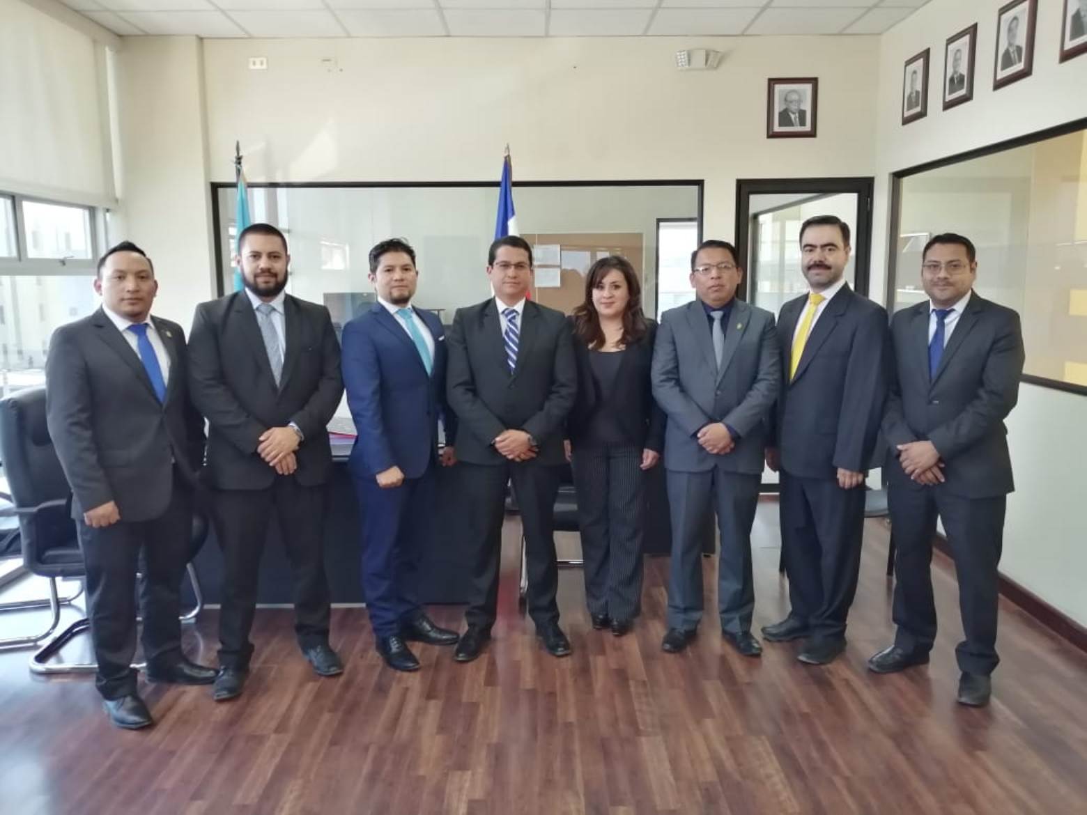 Las nuevas autoridades tomaron posesión del cargo la mañana de este miércoles 12 de febrero. (Foto Prensa Libre: María Longo) 