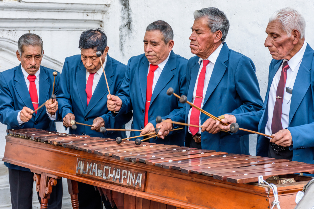 La marimba fue declarado instrumento nacional de 1978. (Foto Prensa Libre: Servicios).  