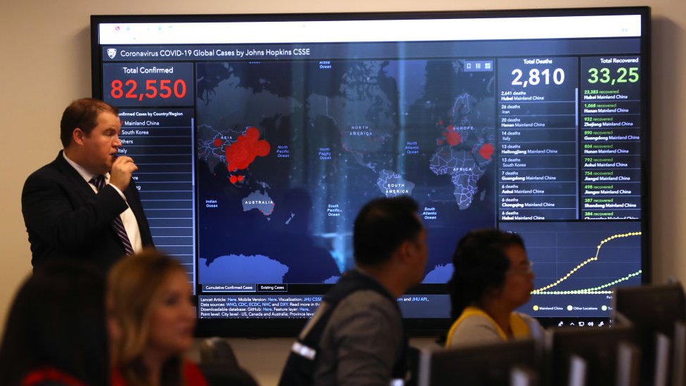 Hasta este 5 de marzo, se han reportado 150 casos en EE.UU. en 16 estados. (Foto Prensa Libre: Getty Images)