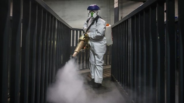 El nerviosismo por el coronavirus se ha extendido por todo el mundo. Foto:Getty Images