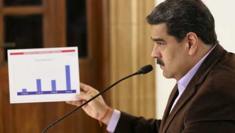 Tras años siendo muy crítico con el FMI, ahora Maduro acude al ente para buscar financiación. EPA