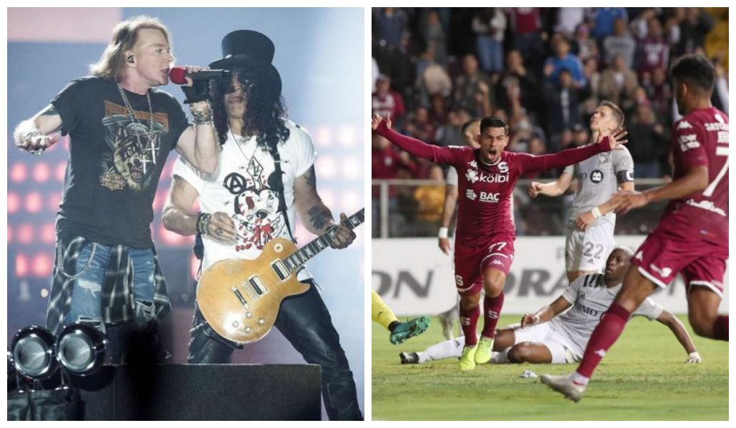 El concierto de Guns N' Roses fue cancelado en Costa Rica, entre otras medidas por el coronavirus. (Fotos Prensa Libre: Hemeroteca/AFP).