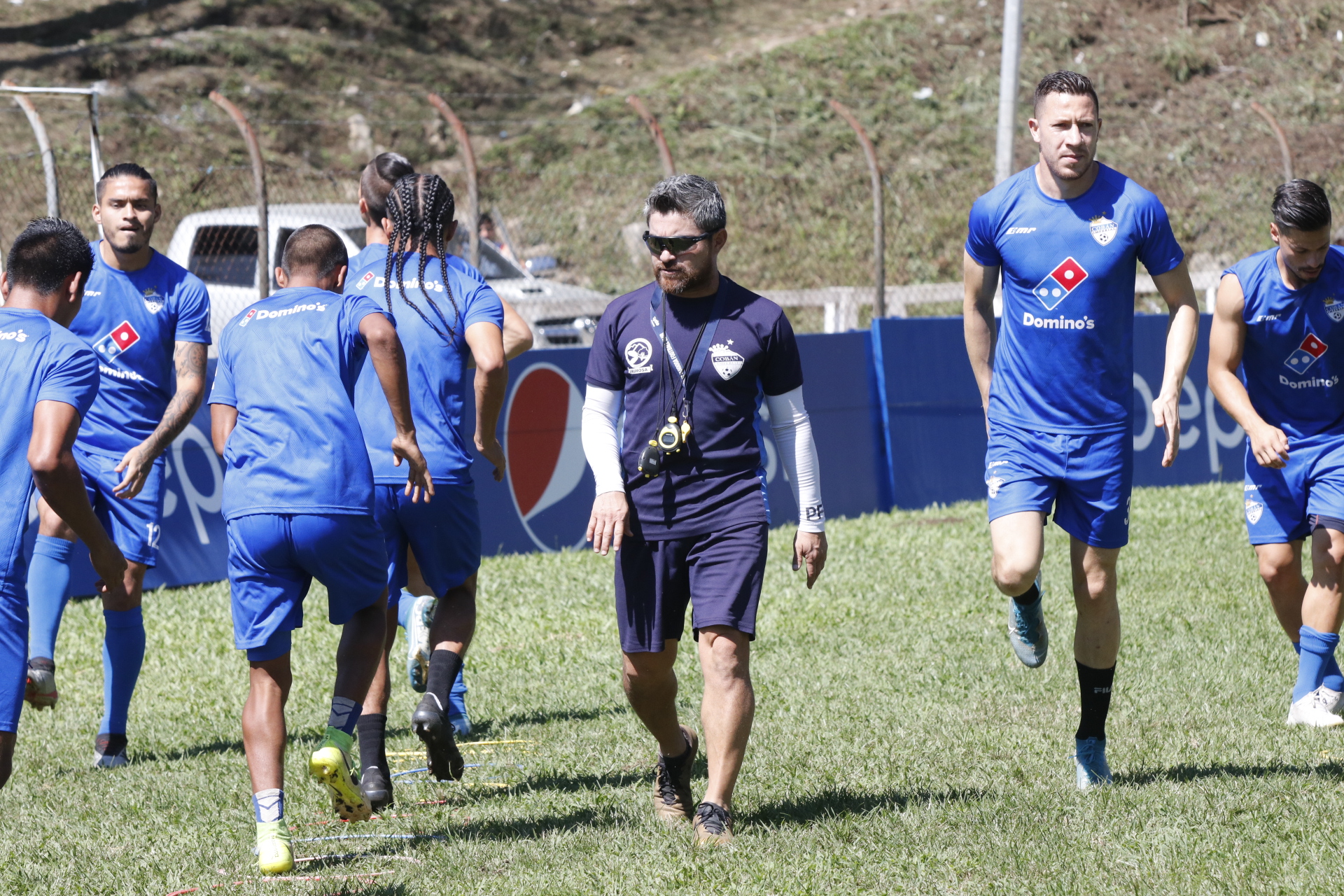 El equipo de Cobán Imperial continúa con su preparación para enfrentar el sábado a Xelajú MC. (Foto Prensa Libre: José Sierra)