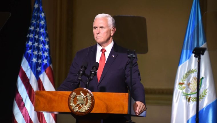 Mike Pence, vicepresidente estadounidense. (Foto Prensa Libre: AFP)