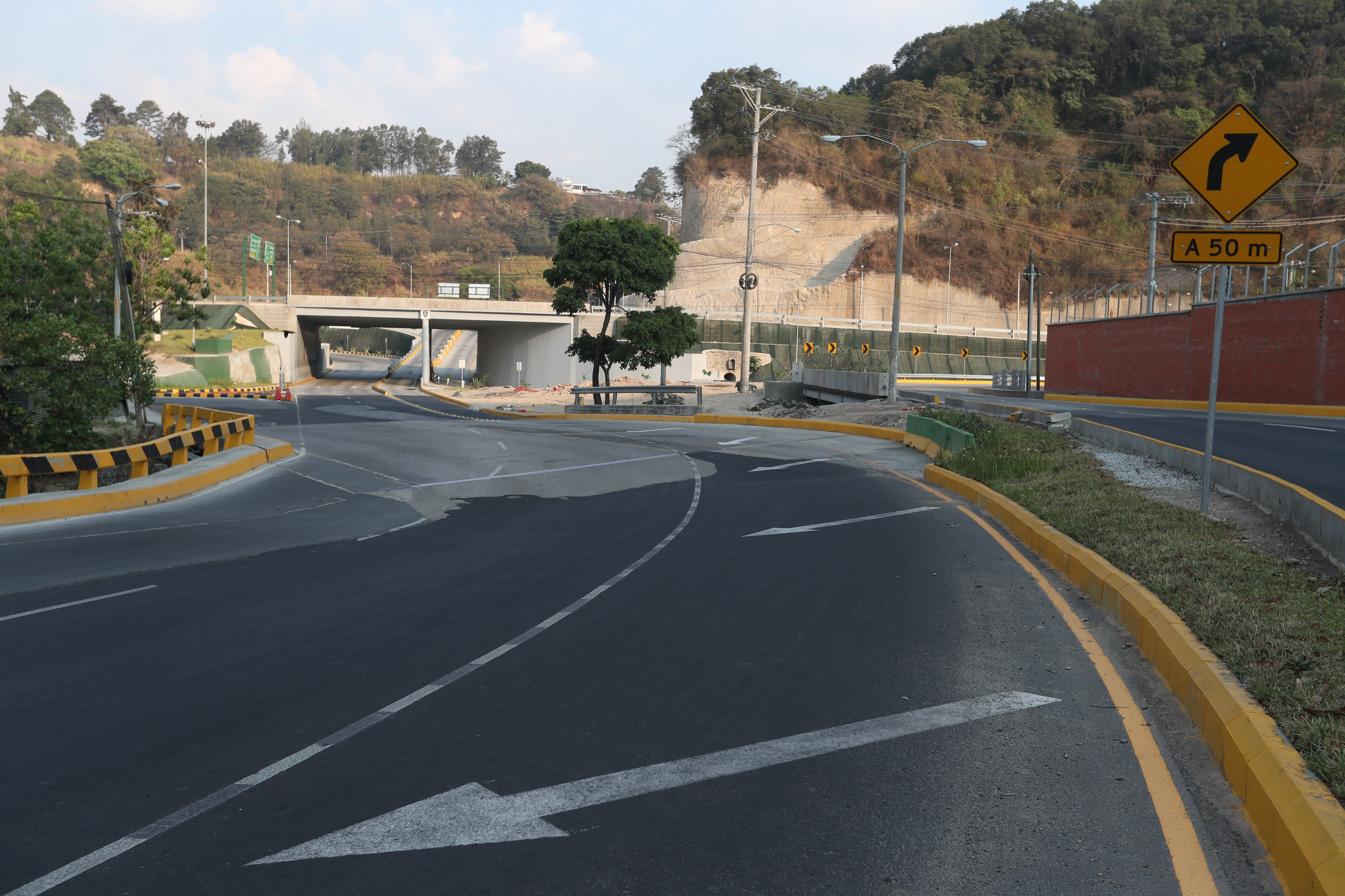 Así se ven las calles después del toque de queda en la Ciudad de Guatemala. Foto Prensa Libre: Óscar Rivas