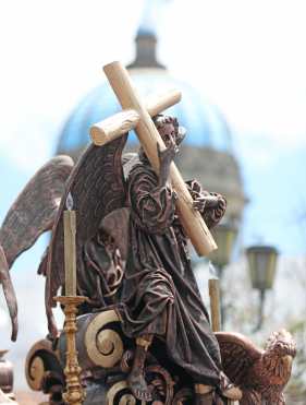 Jesús de la Justicia sale en procesión durante la Cuaresma en dos ocasiones, el Miércoles de Ceniza y el Segundo Domingo de Cuaresma. Foto Prensa Libre: Óscar Rivas