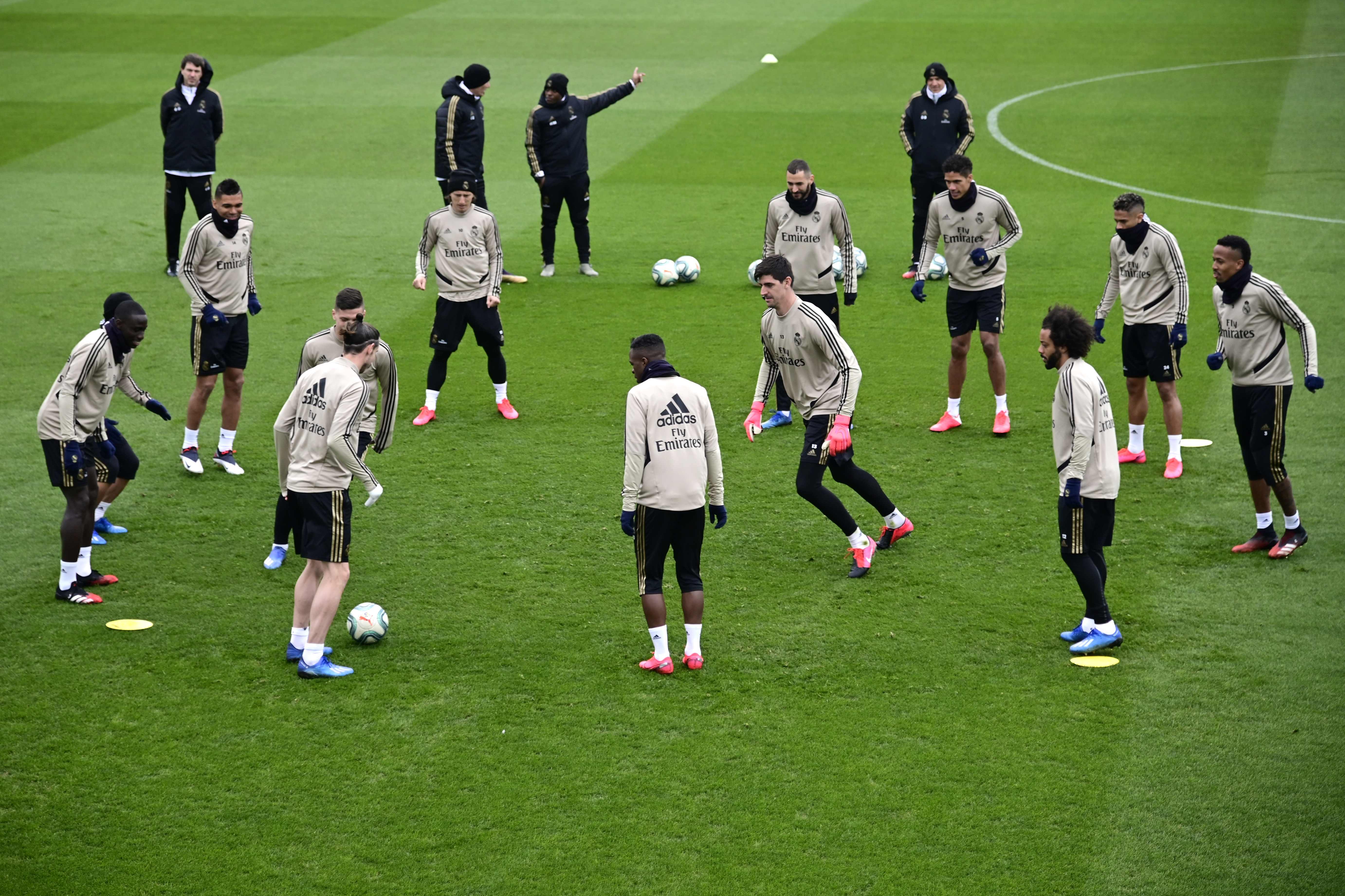 Los jugadores del Real Madrid se encuentran aislados en su casa. (Foto Prensa Libre: AFP)